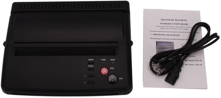 MallMall Professional Tattoo Transfer Flash Stencil Copier Printer Machine Black