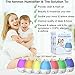 Aennon Cool Mist Humidifier, Whisper-Quiet, 7 Color LED Lights, Auto Shut-Off for Home Bedroom Baby Room Office (2.8l Humidifier)