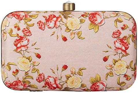 PARIZAAT BY SHADAB KHAN Women's Light Pink Clutch Party Wear Latest Design Casual Evening Bridal Wedding