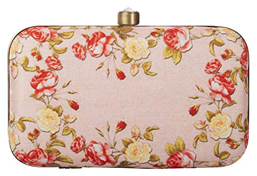 PARIZAAT BY SHADAB KHAN Women's Light Pink Clutch Party Wear Latest Design Casual Evening Bridal Wedding