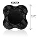 My Way Fitness Yoga Knee Pad by MWF – Works Best with Your Yoga Mat - Kneeling Support for Yoga & Pilates Exercise – Thick Yoga Knee Pads Cushion for Your Knees, Elbow and Head - ONE Piece Black