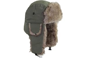 Lukitty Trapper Warm Russian Trooper Hat Winter Skiing Cap Women Men Windproof