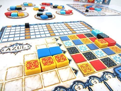 SuperHeated Neurons Azul | 2-4 Players | Official Version | English, Arabic and French Language | Family Game For Ages 8+ | Board Game Abstract Original | Made In Germany
