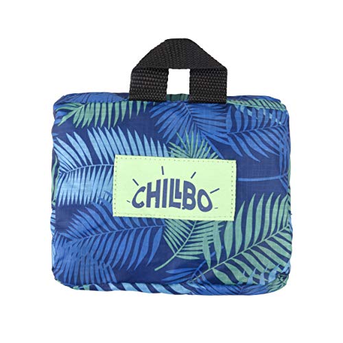 Chillbo Fanny Pack - Fanny Packs for Women and Waist Bags for Men (Blue Leaf)