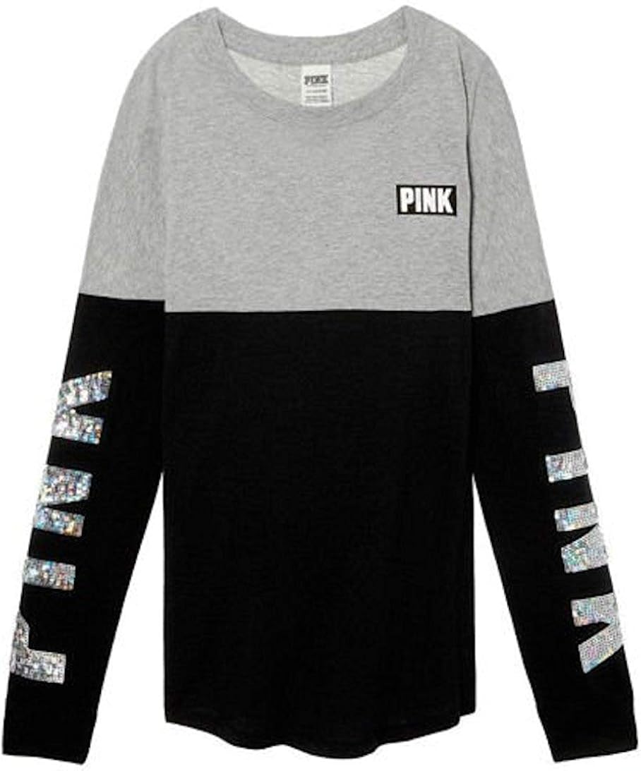 victoria's secret pink sequin sweater