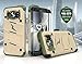 Samsung Galaxy S7 Edge Case, Zizo [Bolt Series] w/ [Galaxy S7 Edge Screen Protector] Kickstand [Military Grade DropTested] Holster Clip S7 Edge G935