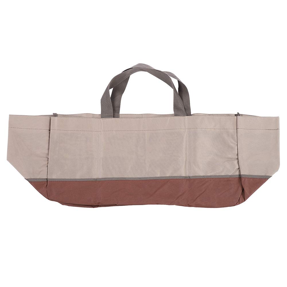 Tote Bag for Wood, Canvas Firewood Log Carrier Firewood Log Bag, Waterproof Firewood Log Carrier Made of 600d Oxford Cloth (Khaki), Hunting bag,hunting bag