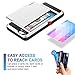 Vofolen Case for iPhone 6 Case iPhone 6S Case Wallet Cover Impact Resistant Protective Shell Shockproof Rubber Bumper Case Anti-scratches Hard Cover Skin ID Slot Card Slot Holder for iPhone 6 6S White