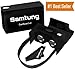 Black Cardboard Virtual Reality Glasses By Samtung | Ultimate 3D Headset Goggles For iPhone Samsung Android & Cell Phones Up To 5.7 | With Nose & Forehead Sponge Suction Cups Lens Cloth & More