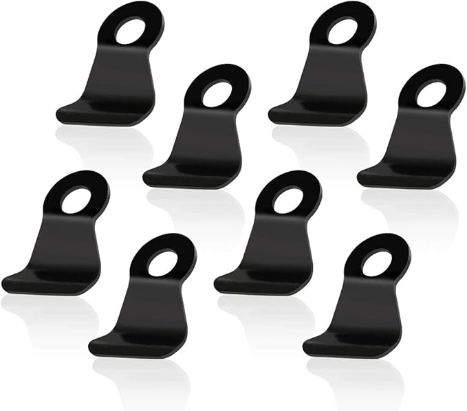 Stove Glass Clips, AIEVE 8 Pack Wood Burner Glass Metal Retaining Clips