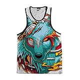 INTO THE AM Digital Wolf Premium All Over Print Tank Top