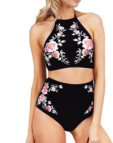 Trendinao Women Hot Sexy Printing Push-up Padded Bikini Set Swimwear