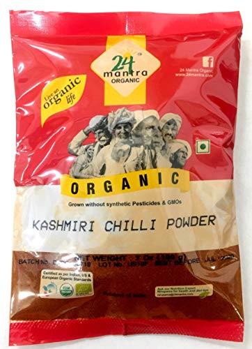 24 Mantara 24 Mantra Organic Kashmiri Chilli Powder - 7 Ounce ,, ()