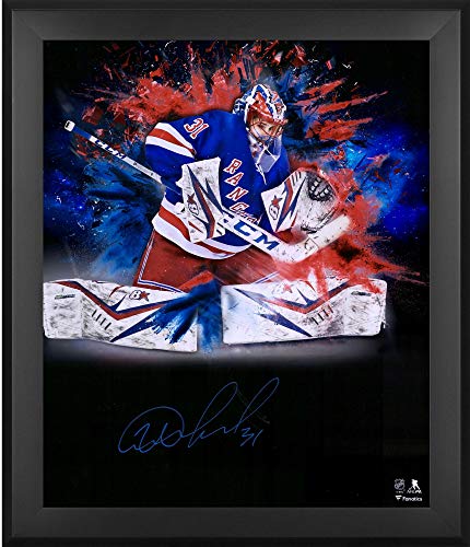 Igor-Shesterkin-New-York-Rangers-Framed-Autographed-20-x-24-In-Focus-Photograph-Autographed-NHL-Photos