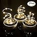 3 Pack - Mason Jar Lights with solar , LED Warm White Solar Fairy Lights, outdoor Solar String Lights of waterproof (Jars Not Included)