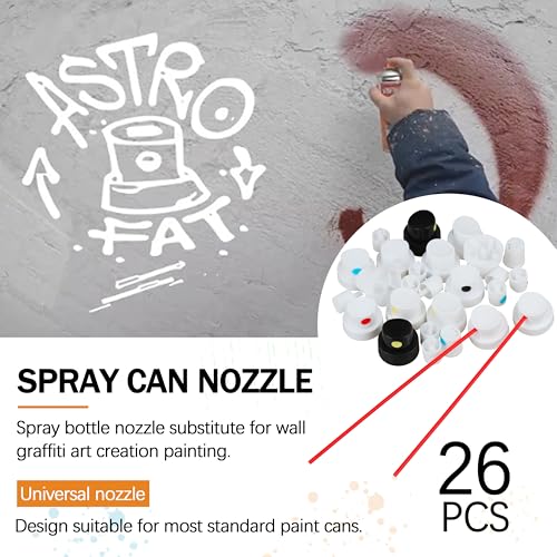Spray Paint Nozzle Caps Set, 26 Universal Replacement Tips, photo 8