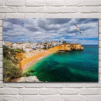 Uhvez Fischerdorf Schonen Strand Algarve Naturliche Amazon De