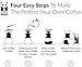 COFFEE BEAR – Pour Over Coffee Maker Set with Borosilicate Glass Coffee Carafe and Reusable Ultra-Fine Mesh Stainless Steel Coffee Filter, 4-Cup Coffee Dripper Set, 600mL (20oz)