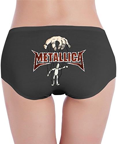Metallica Thrash Metal Band Womens Low-Waist Thongs Panties Style \r\nUnderpants
