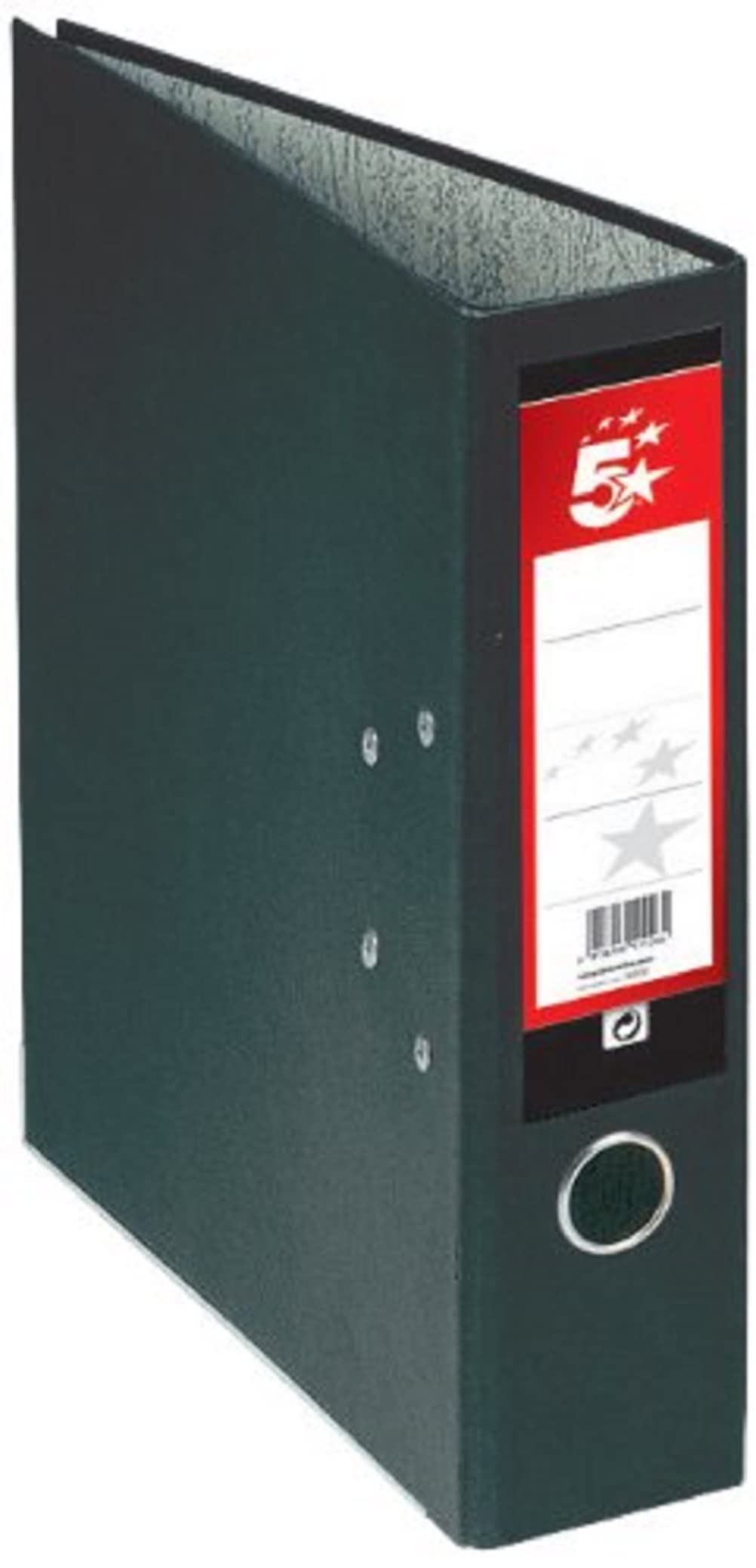 5 Star Lever Arch File 70mm Spine A4 Black [Pack of 10]