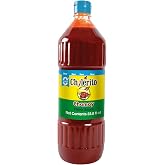 EL CHILERITO Sauce Chamoy Flavor SUGAR FREE 1L/ 33.8 Fl. Oz - Mexican Flavor - To Share With Friends And Family - Zero Sugar - Kosher - Chili &ndash; Chamoy
