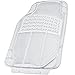 BDK MotorTrend Universal Fit 4-Piece Odorless Premium Heavy Duty All Weather Maximum Protection Car Floor Mat - Rubber (Clear)