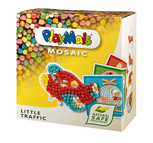 PlayMais MOSAIC Little Traffic Arts and Crafts Modeling Kit