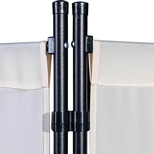 GOJOOASIS 4 Panel Room Divider Folding Privacy Screen Home Office Dorm