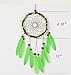 MEXIDAWN DIY Dream Catcher Kits - Green Feather Hippie Decoration Handmade Kits BOHO Wall Hanging
