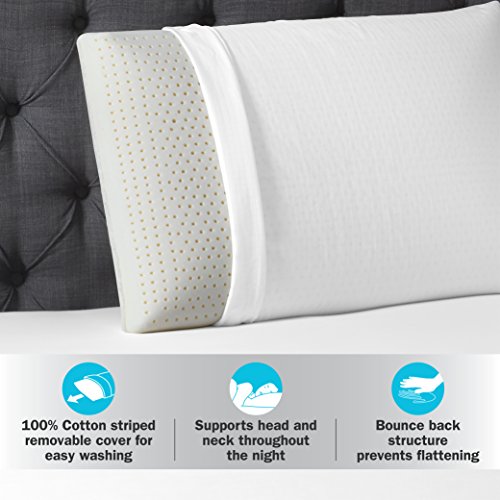 Beautyrest Latex Foam Pillow 100 Talalay Latex Pillows King