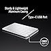 Silicon Power 1TB Rugged & Slim Portable External Hard Drive Armor A75, Shockproof USB 3.0 for PC, Mac, Xbox and PS4, Silver