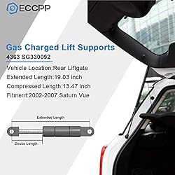 ECCPP Lift Support Liftgate Replacement Struts Gas