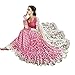 Femiss Net & Georgette Pink Saree With Blouse,Pink,Free size
