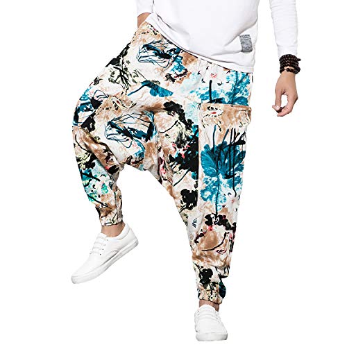Hip Hop Pants,Casual Cotton Linen 