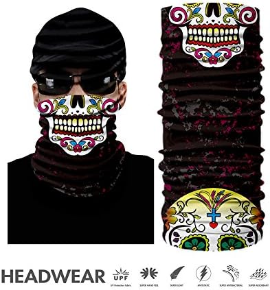 Outdoor Multifunctional Sports Magic Scarf for Fishing Hunting Sports Camping Hiking Biking Motorcycling Golfing Skiing Scarf Headwrap Helmet Liner Mask Face Shield Turban (AC-2017121)