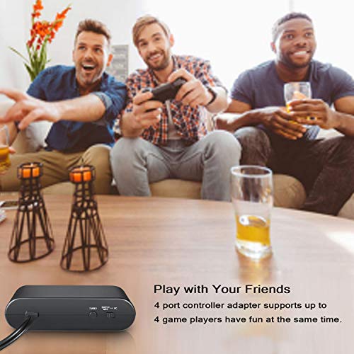image for HOCOMO GameCube Controller Adapter for Super Smash Bros GameCube Adapt