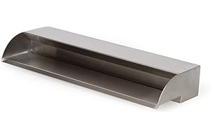 Atlantic 304 Stainless Steel Waterfall Spillway, 24-Inch, SS24