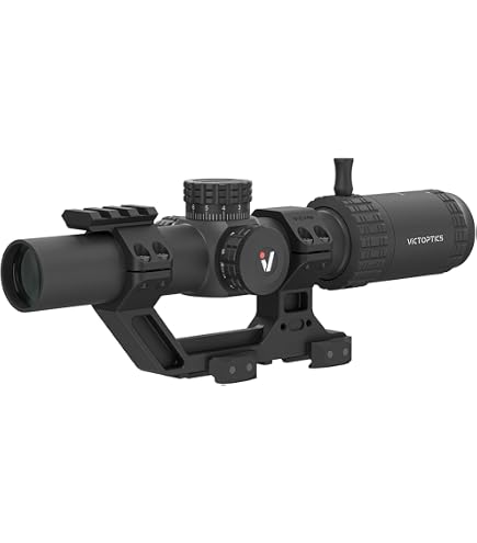 Amazon.com : VictOptics S6 1-6×24 LPVO SFP Rifle Scope w/ 1-Piece