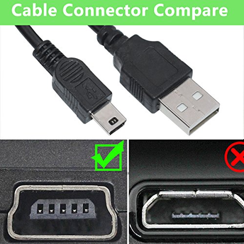USB Interface Charging Data Transfer Cable for Canon PowerShot Digital Cameras & Camcorders