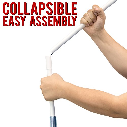 Set of 4 Large Collapsible Soccer Field Corner Flags - Includes Bonus Carrying Bag!
