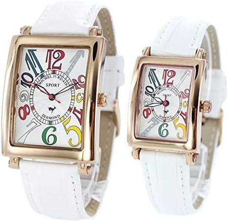 急速な バリー ゴールド 腕時計 白 四角 Thesantai Jp