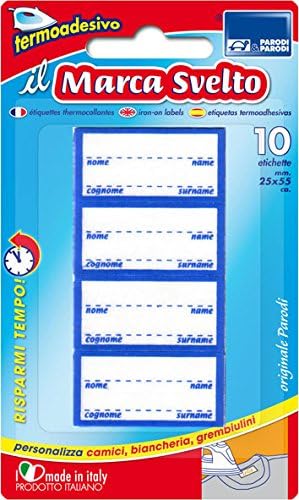 Labels adhesive clothing 2 x 10pcs, labels, personalised clothing, labels, thermo-adhesive, apply to the iron, adhesive labels, clothing-permanent and washable