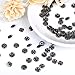 Sumind 80 Sets Metal Snaps Fasteners Press Studs Buttons Sew-on Snaps for Sewing, 8 mm and 10 mm, Silver and Gun-black