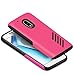 Orzly Grip-Pro Case for MOTO G4 & G4 PLUS SmartPhone (2016 Lenovo / Motorola Model) - Durable & Light-Weight Twin Layer Case for Added Grip & Protection - PINK