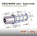 BRITENWAY 1156 7506 1003 1141 BA15S 18 smd 5050 LED Car Lights Bulbs - 10 pack Cool Cold White 12V LED Bulbs - Perfect for RV Camper Motorhome