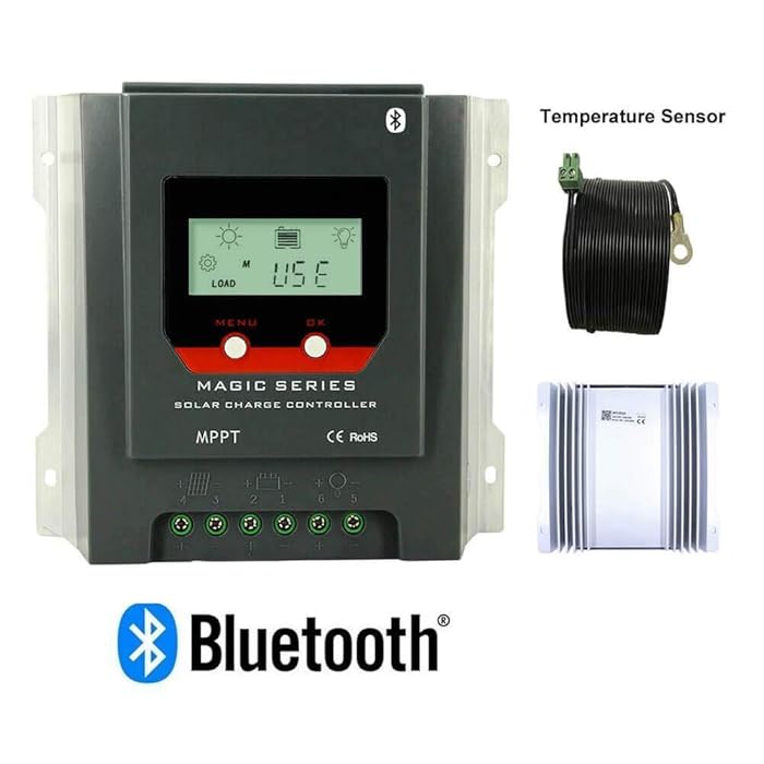 Buy PowMr 20A MPPT Charge Controller 12V/24V Auto Negative Ground