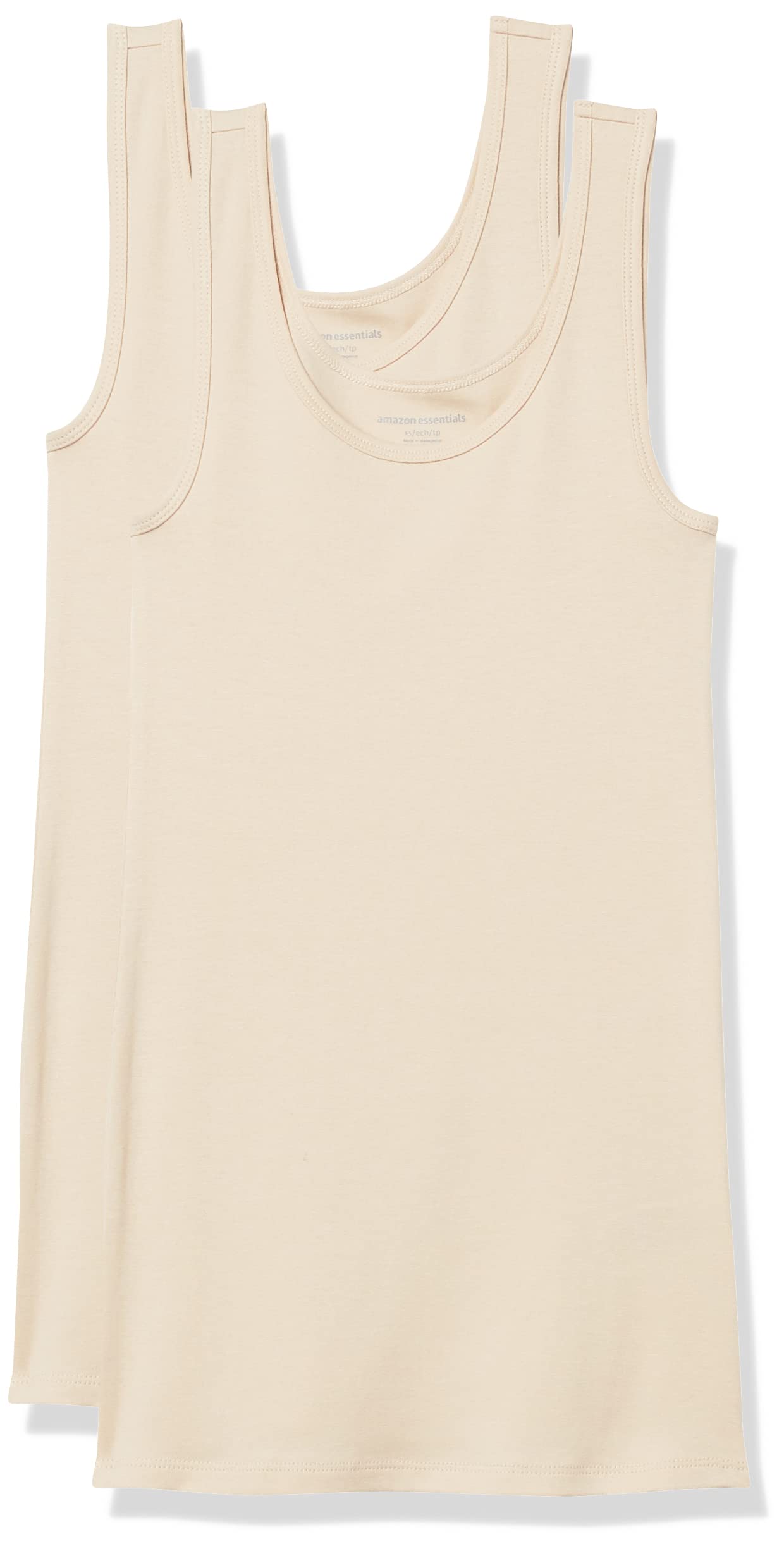 Amazon Essentials Women's Slim-Fit Tank Top, Pack