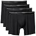 David Archy Men's 4 Pack Micro Modal Boxer Briefs Features Free Cutting Tech