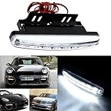 LED Daytime Driving Running Light,Tuscom DRL Car Fog Lamp Waterproof White DC 12V