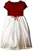 Blueberi Boulevard Baby Girls' Stretch Velvet Dress W/Netting Glitters